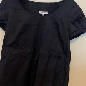 Black short sleeve top
